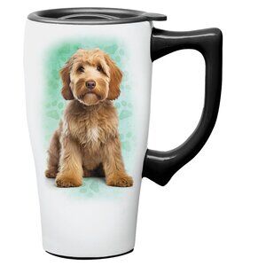 BRAND NEW Goldendoodle Dog Breed Pet Lovers Tumbler Cup Travel Mug